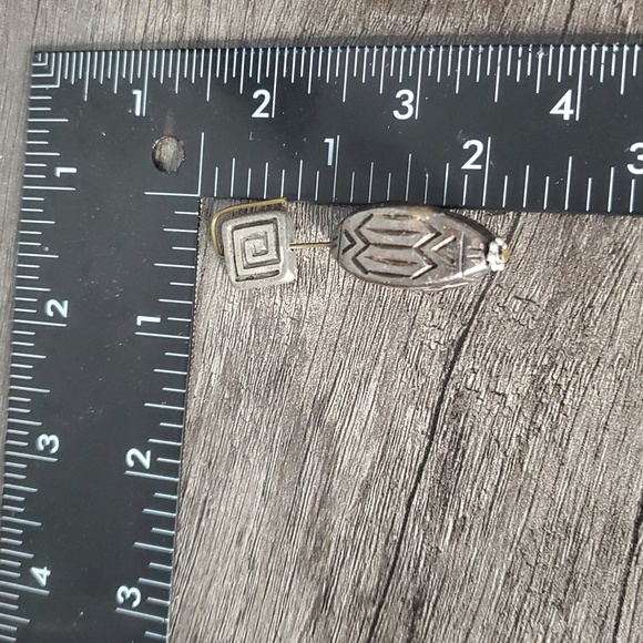 Unique Sterling‎ Earrings Brutalist E1039 main image 1